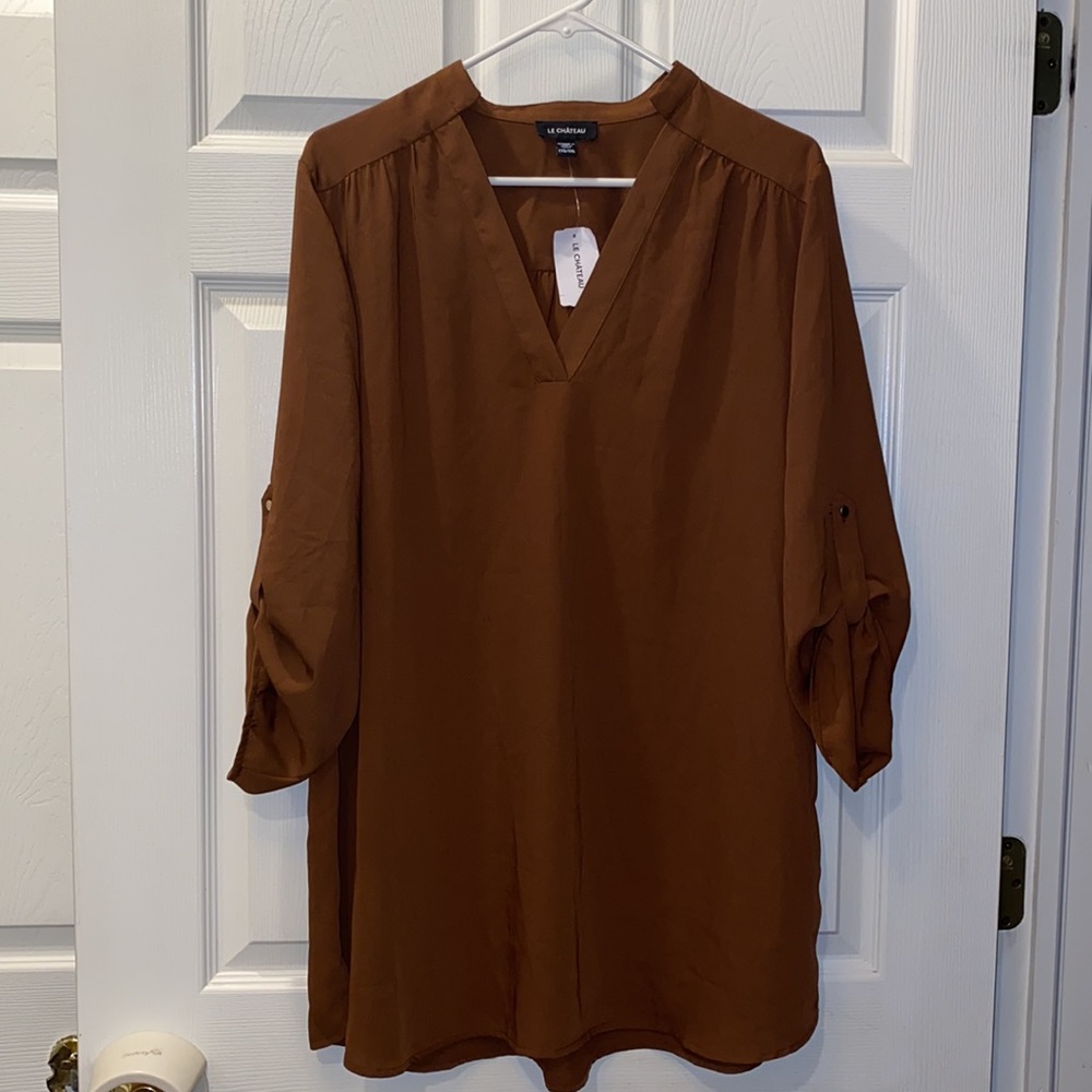 ➕Le Chateau Toffee Blouse Top